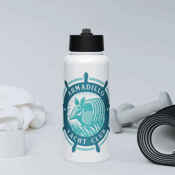 Stainless Steel Water Bottle with Straw Lid - Image 14