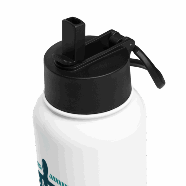 Stainless Steel Water Bottle with Straw Lid - Image 9